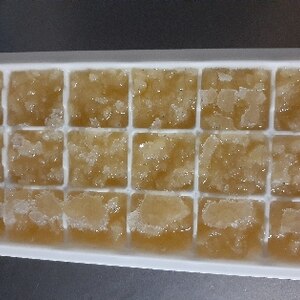 離乳食中期「りんご」冷凍保存法